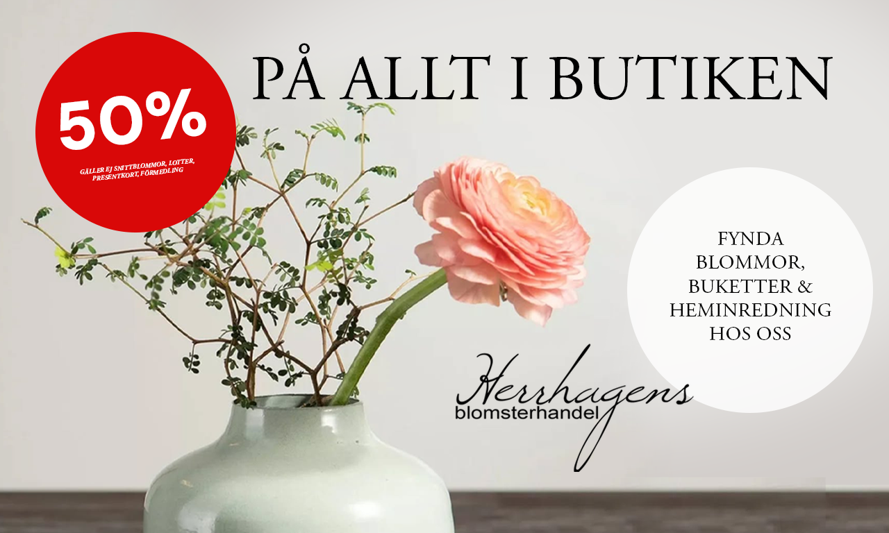 50% På allt