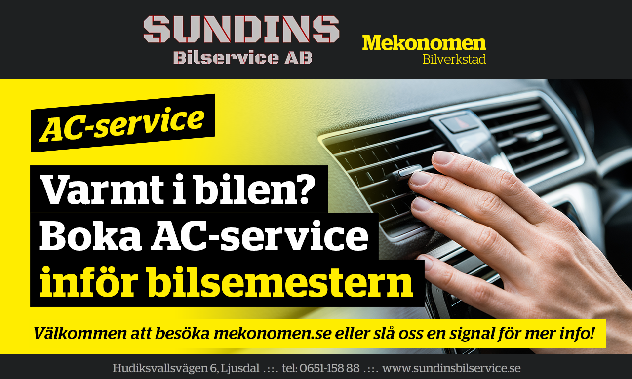 Varmt i bilen?