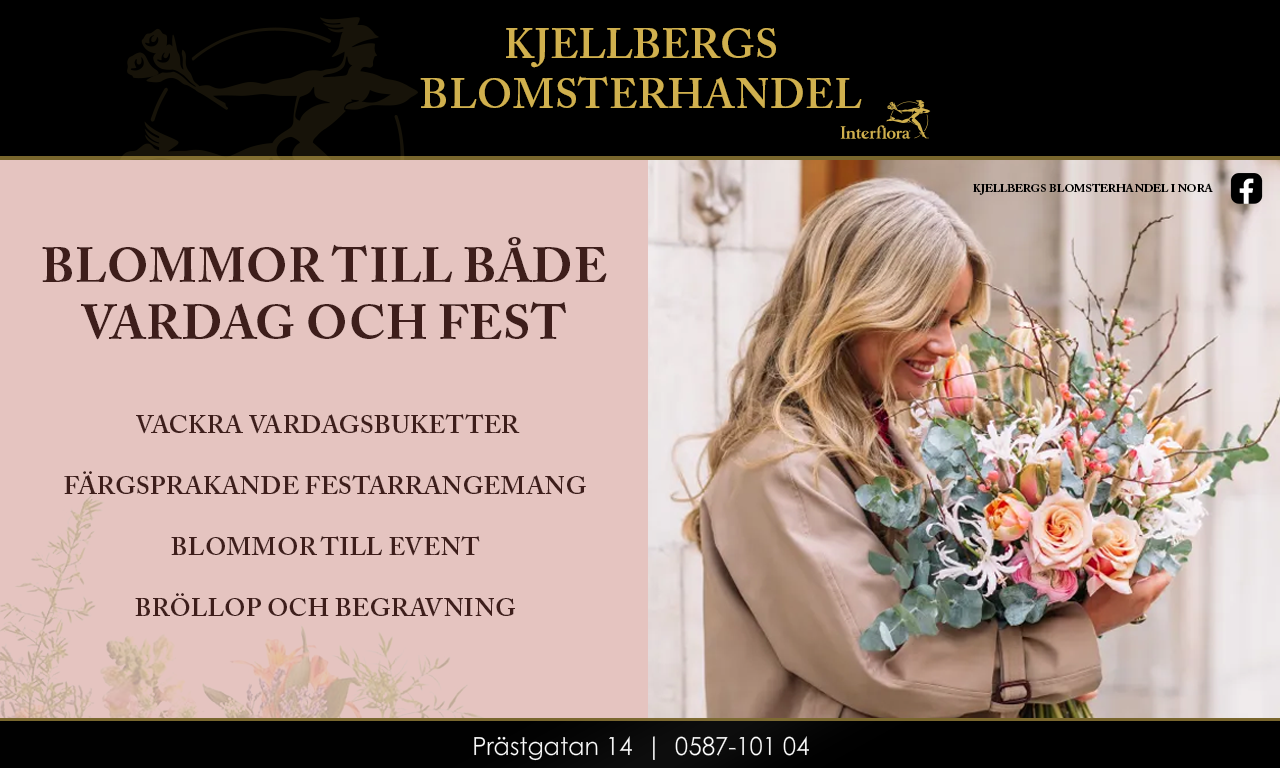 Kjellbergs blomsterhandel i Nora - Blommor till fest & vardag