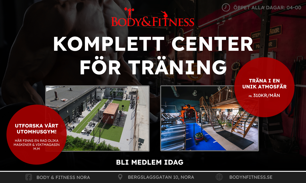 Body & Fitness Nora - Komplett träningcenter